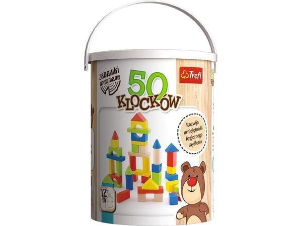 Trefl TREFL puulelu 50 palikkaa MULTI FSC 61687