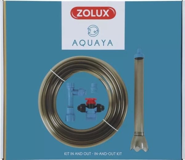 Zolux akvariesyfon in & out til kran tilkobling 1,6 x 750 x 1,6 cm