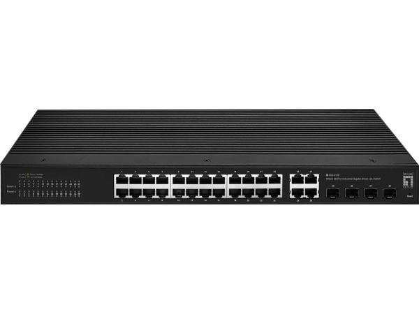 LevelOne IGS-2128, Håndtert, L2, Gigabit Ethernet (10/100/1000), Full tosidig, Rack-montering