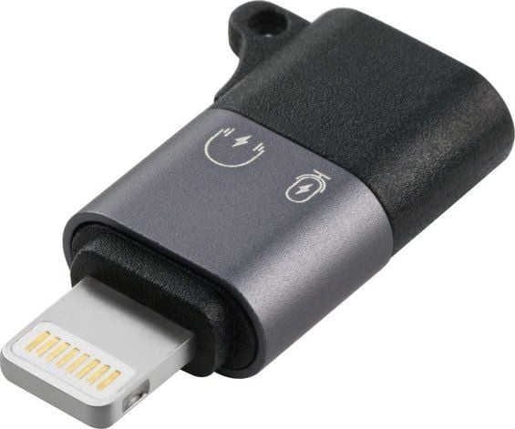 MicroConnect - Lightning-adapter - USB-C hunn til Lightning hann - sølv