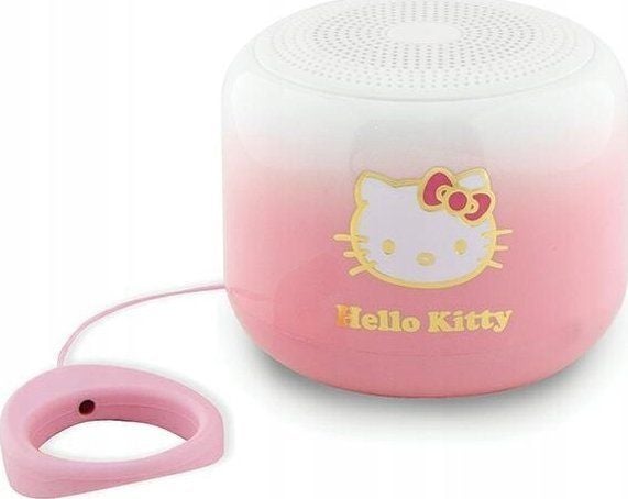 Høyttaler Sourcing Hello Kitty Bluetooth 5.0 HKWSBT6GKEP rosa/rosa elektroplate gradient