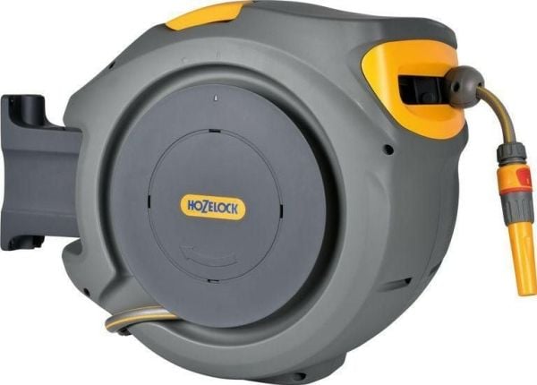 Hozelock Auto Reel 20 2401 0000 20 m 1 kpl Harmaa, keltainen puutarhaletkukela