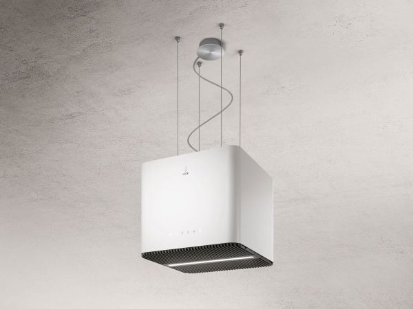 Elica Pix WH/F/42 - Panser - Island - bredde: 42 cm - dybde: 42 cm - resirkulering - hvit