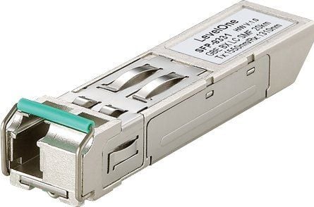LevelOne SFP-9331 - SFP (mini-GBIC) transceivermodul - GigE - LC - opp til 20 km - 1550 (TX) / 1310 (RX) nm