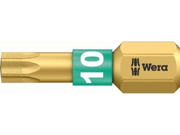 Wera 867/1 BDC TX10X25 05 066100 001 Torx-piikki T 10 Työkaluteräs Seos, timanttipinnoitettu D 6,3 1 kpl 1 kpl
