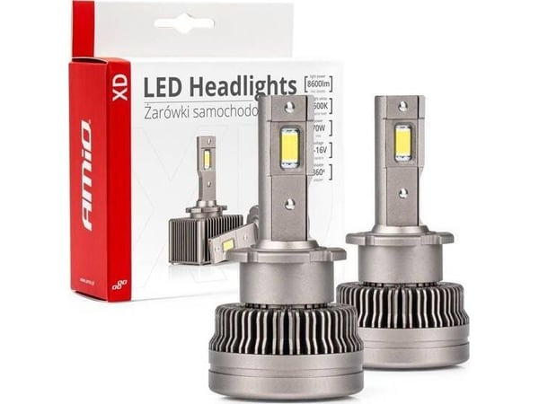 AMiO LED-bilpære glødetrådserie XD D4S D4R 6500K Canbus AMIO-03313