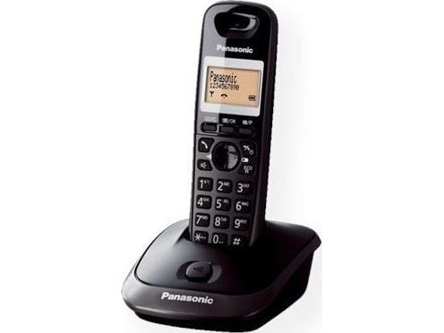 Panasonic KX-TG2511FX, DECT-telefon, Högtalartelefon, 50 poster, Namn och uppringnings-ID, Svart