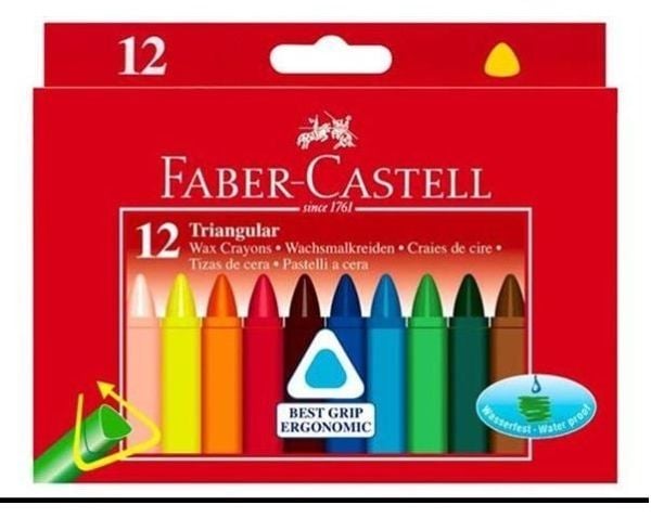 Faber-Castell - Fargeblyant - voks (en pakke 12)