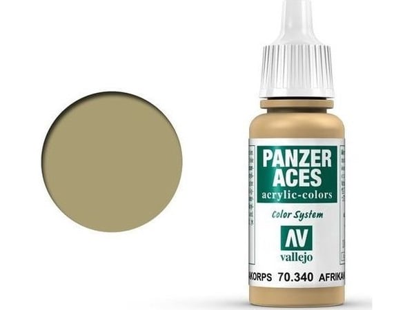 Vallejo 70.340, 17 ml, Brun, Matte, Flaske