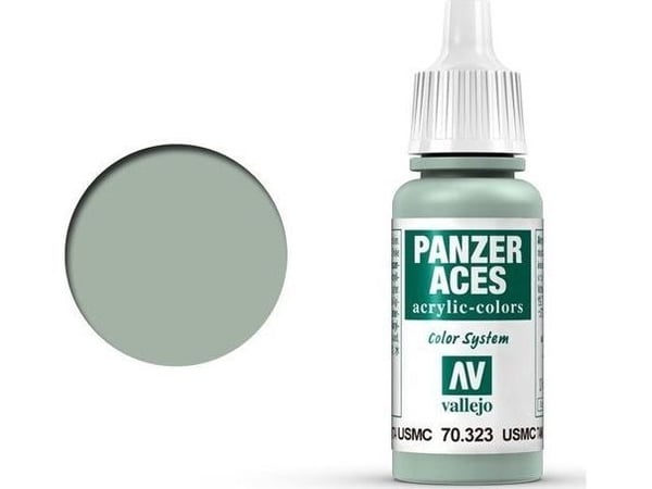 Vallejo 70.323, 17 ml, Grön, Matt, Flaska