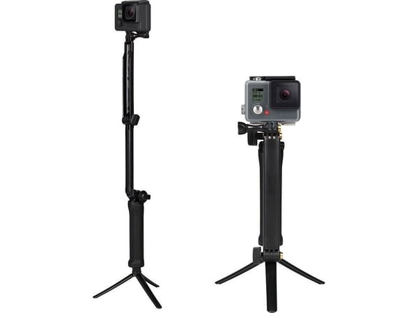 3-in-1 monopodi kolmijalka, jossa on selfie-pidike GoPro:lle 3-in-1 monopodi kolmijalka, jossa on selfie-pidike GoPro:lle