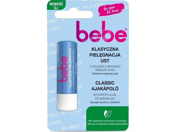 BEBE_Young Care leppestift for lepper delikat pleie Classic 4,9g