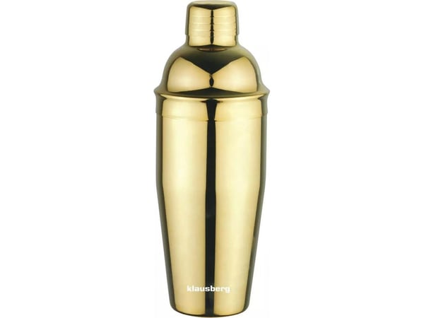 Klausberg BARTMAN SHAKER FOR DRIKKER COCKTAIL 750ML GULL KLAUSBERG KB-7649