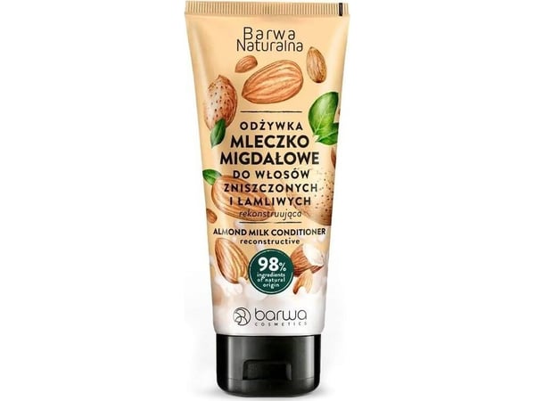 BARWA Natural Almond Milk Conditioner for damaged and brittle hair 200ml