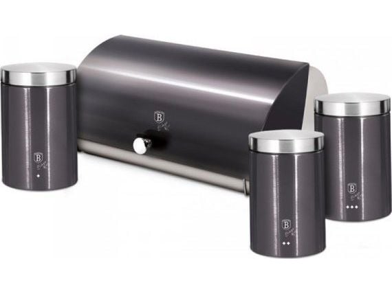 Brødboks Berlinger Haus CHLEBAK med sett med beholdere BH-6732 CARBON PRO