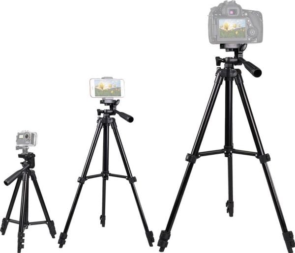 Hurtel TRIPOD 3120 kolmijalka kamerapuhelimelle ja GoPro-kameralle Hurtel TRIPOD 3120 kolmijalka kamerapuhelimelle ja GoPro-kameralle