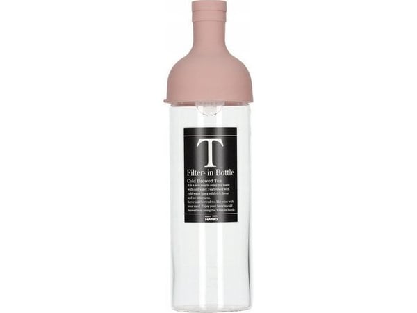 Hario Filter-In Tea Bottle för cold brew Butelka do Cold Brew Pudrowy Róz 750 ml