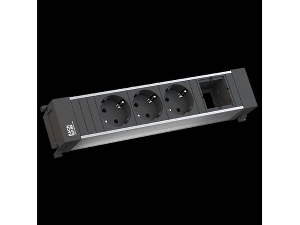 Power Frame 3xSchuko 1xCM Line 0.2m GST18 916.006, 0.2