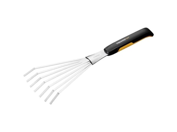 Fiskars 1027044, Håndrake, Sort, Sølv, Stål, Sort, 1 stykker, 125 mm