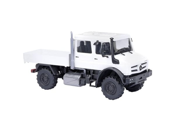 Busch 51081 H0 lastebilmodell Mercedes Benz Unimog U 5023, hvit