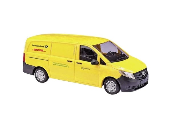 Busch 51177 H0 personbilmodell Mercedes Benz Vito, DHL Elektro