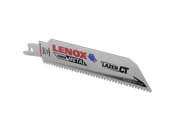 Lenox pokasahanterä 152mm - LAZER CT 152x25x1.3mm 8TPI t/metalli/valurauta 6108RCT 1kpl