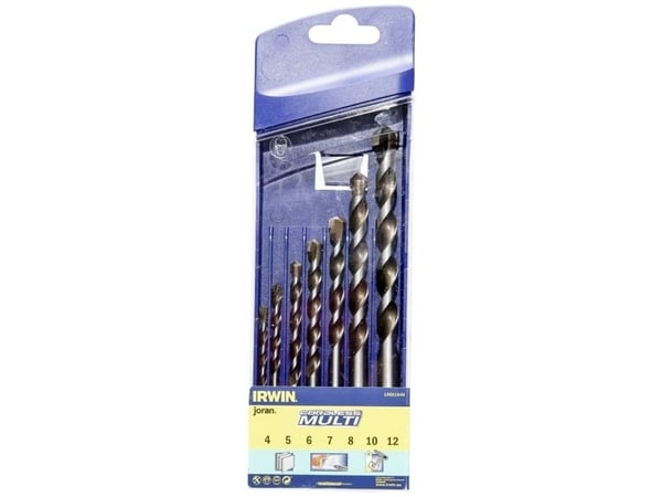 Irwin Cordless borsæt 4-12mm - Irwin Cordless Universal borsæt 4-12mm t/træ/mursten/plastik