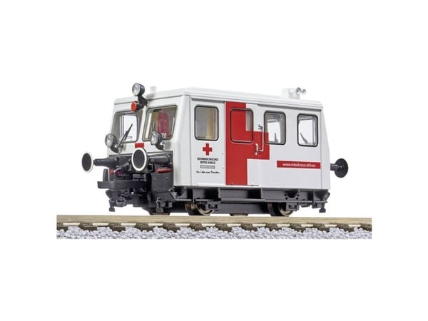 Liliput L133041 H0 motorisert draisine, østerrikske Røde Korset ÖBB (L133041)