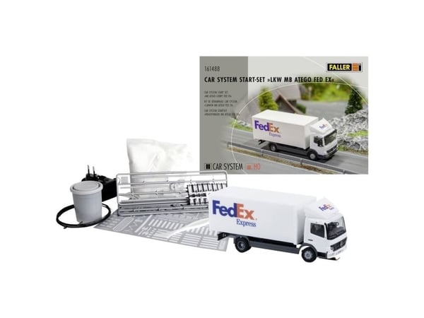Faller 161488 startsett lastebil MB Atego FedEx Car System H0 kjøretøy