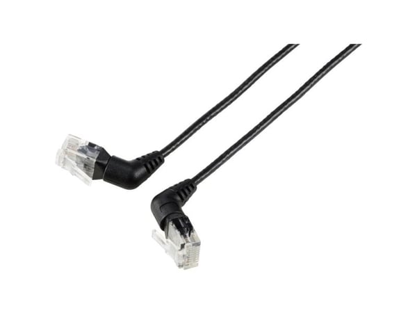 Renkforce RF-6071540, 0,5 m, Cat6, U/UTP (UTP), RJ-45, RJ-45, Sort