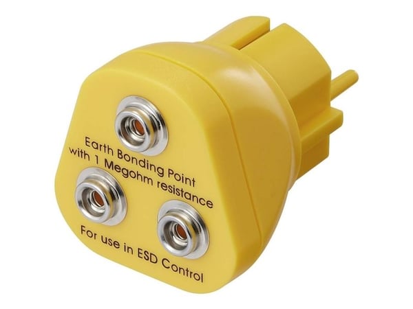 TRU COMPONENTS TC-12351668 jordklemme 3x trykknapptilkobling 10 mm, 1 stk