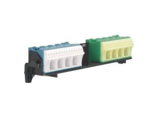Hager PE/N-Klemme m.Träger 2x18 Quick-Connect FZ382 (FZ382)
