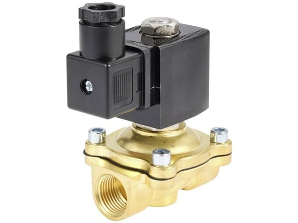 TRU COMPONENTS TC-2W3112GBN-DC24V Direkte styret ventil 24 V/DC G 3/8 Nominel dimension 10 mm 1 stk