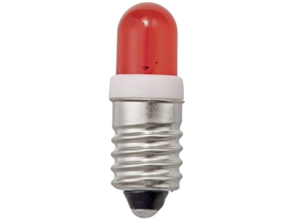 TRU COMPONENTS TC-12249928 multispenning LED-lampe 3/15 V/DC E10 rød 1 stk