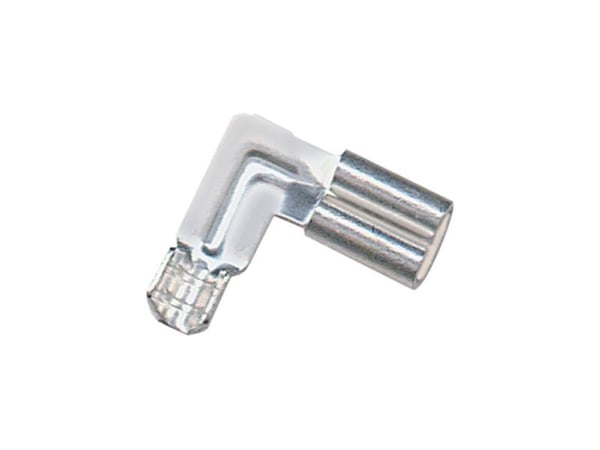 Vogt Verbindungstechnik 3765w.67 Litteä pistotulppa kaapelin korvakkeet Kulmattu Pistokkeen leveys: 2,80 mm Pistokkeen paksuus: 0,80 mm 90° Eristäm...