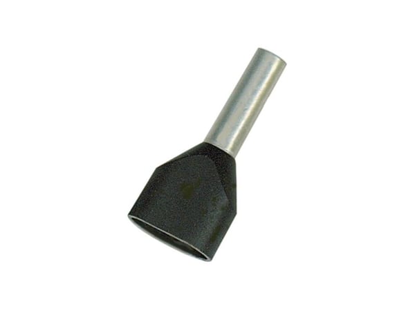 Vogt Verbindungstechnik 470412d Kaksoiskaapelikengät 1,50 mm² Osittain eristetty Musta 500 kpl