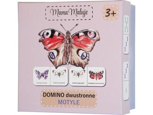 Mama Maluje Domino dobbeltsidig Sommerfugler Mama Maluje Domino dobbeltsidig Sommerfugler