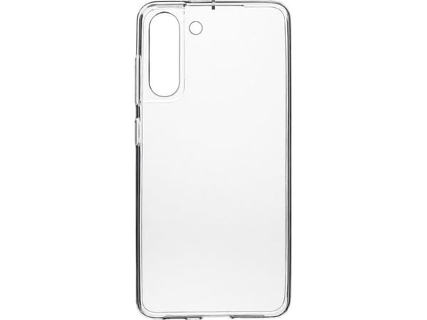 eSTUFF - Bakdeksel til mobiltelefon - termoplastisk polyuretan (TPU) - gjennomsiktig - for Samsung Galaxy S21 FE 5G