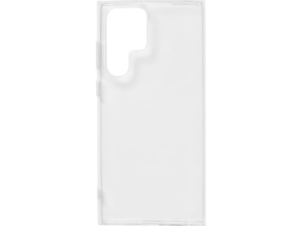 eSTUFF - Baksidedeksel for mobiltelefon - ultrasmal - UV-belagt termoplast-polyuretan - blank - for Samsung Galaxy S22 Ultra