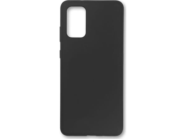 eSTUFF - Bagsidecover til mobiltelefon - silikon - sort - for Samsung Galaxy S20+, S20+ 5G