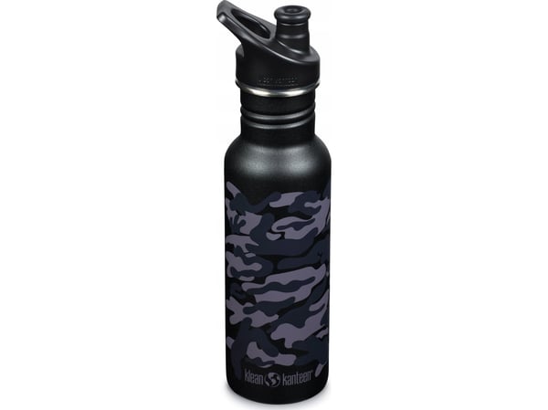 Klean Kanteen Kanteen Classic Narrow (Sport Cap) 532 ml/18 oz, black camo