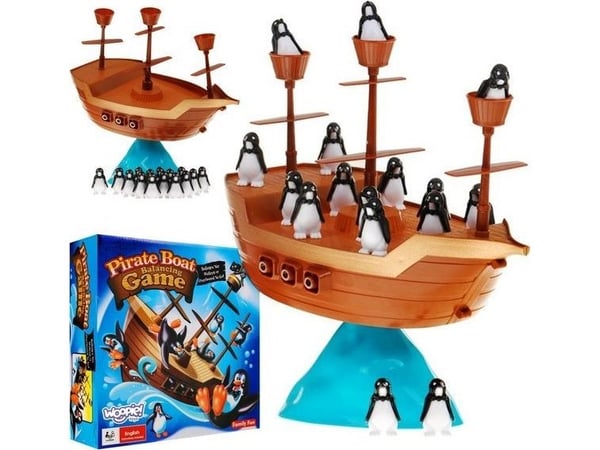 Woopie Arcade Game Penguin Pirate Ship Lumarko!
