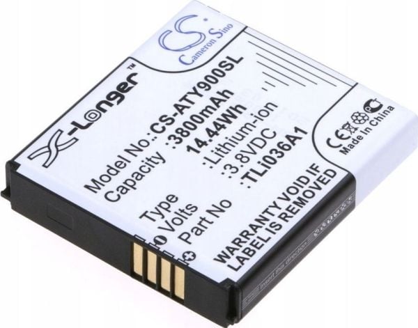 Cameron Sino oppladbart batteritype Tli036a1 For Alcatel One Touch Link Y900 Y900nb 4g+ Lte Y901nb / Cs-aty900sl