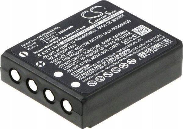 Cameron Sino Oppladbart batteritype Ba223000 Ba223030 Fub6 For Hbc Radiomatic Quadrix Keynote Patrol D Micron 4 5 6 7 Linus 4 Vector Pro / Cs-fba223bl
