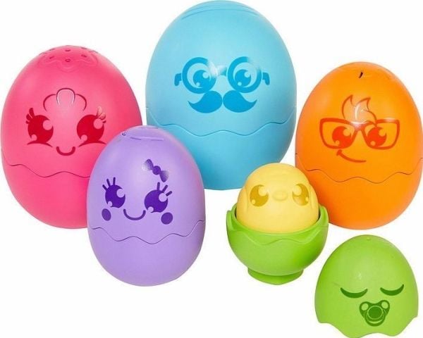 Tomy TOOMIES marsegg/klappegg matriosjka E73564 /6 Tomy TOOMIES marsegg/klappegg matriosjka E73564 /6
