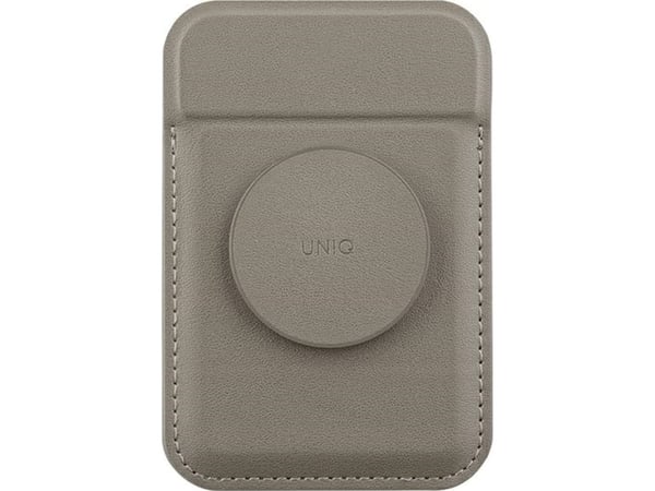 Uniq Flixa magnetisk kortholder lommebok grå/flint grey MagSafe