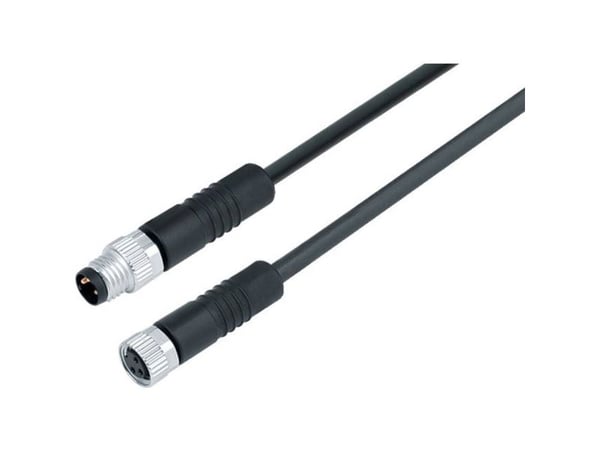 binder 77 3406 3405 50004-0200-20 sensor-/aktuatorkontakt, rak, anslutning rak 2 m poltal (RJ): 4 1 st