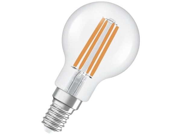 OSRAM LED krone filament 470lm 2,2W/827 (40W) E14 energiklasse A