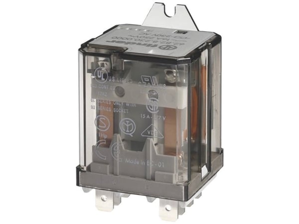 Finder 62.82.9.024.4300 Pistorele 24 V/DC 16 A 2 x päätepistokosketin 1 kpl 1 kpl