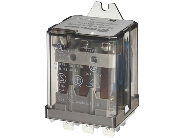 Finder 62.83.9.024.4000 kontakt-/stikkrelé 24 V/DC 16 A 3 x omkobler 1 stk